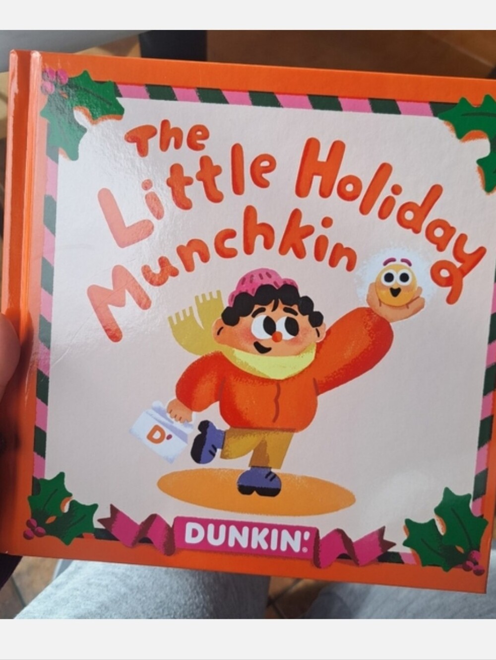 2025 Dunkin' Donuts Children's Storybook 'The Little Holiday Munchkin' NEW